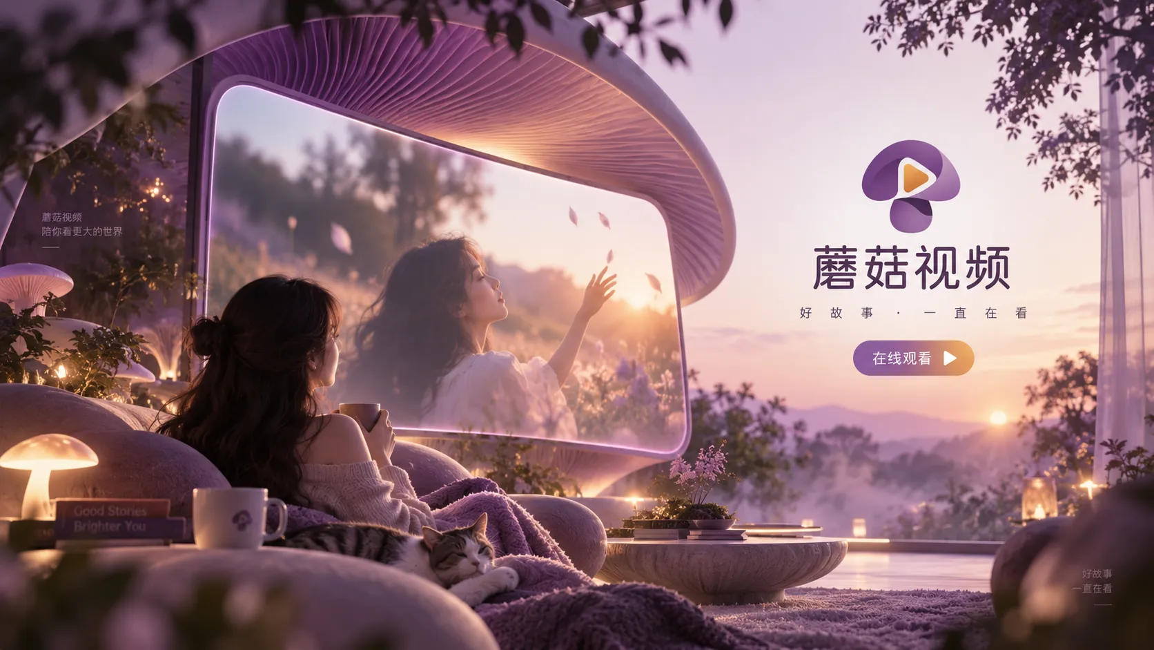 蘑菇视频首页的视频在线观看主题视觉